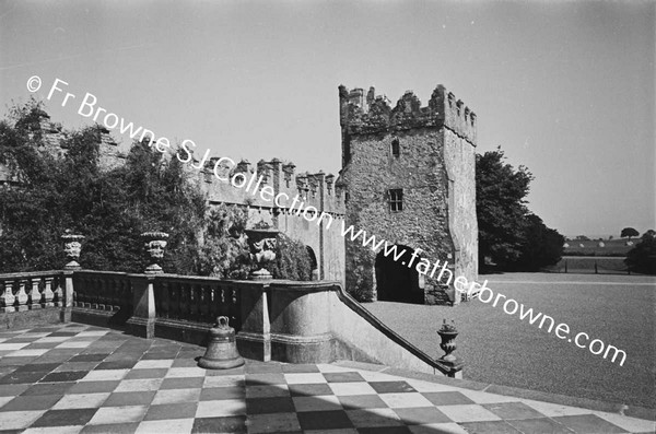 HOWTH CASTLE ENTRANCE TERRACE AND GATE TOWER